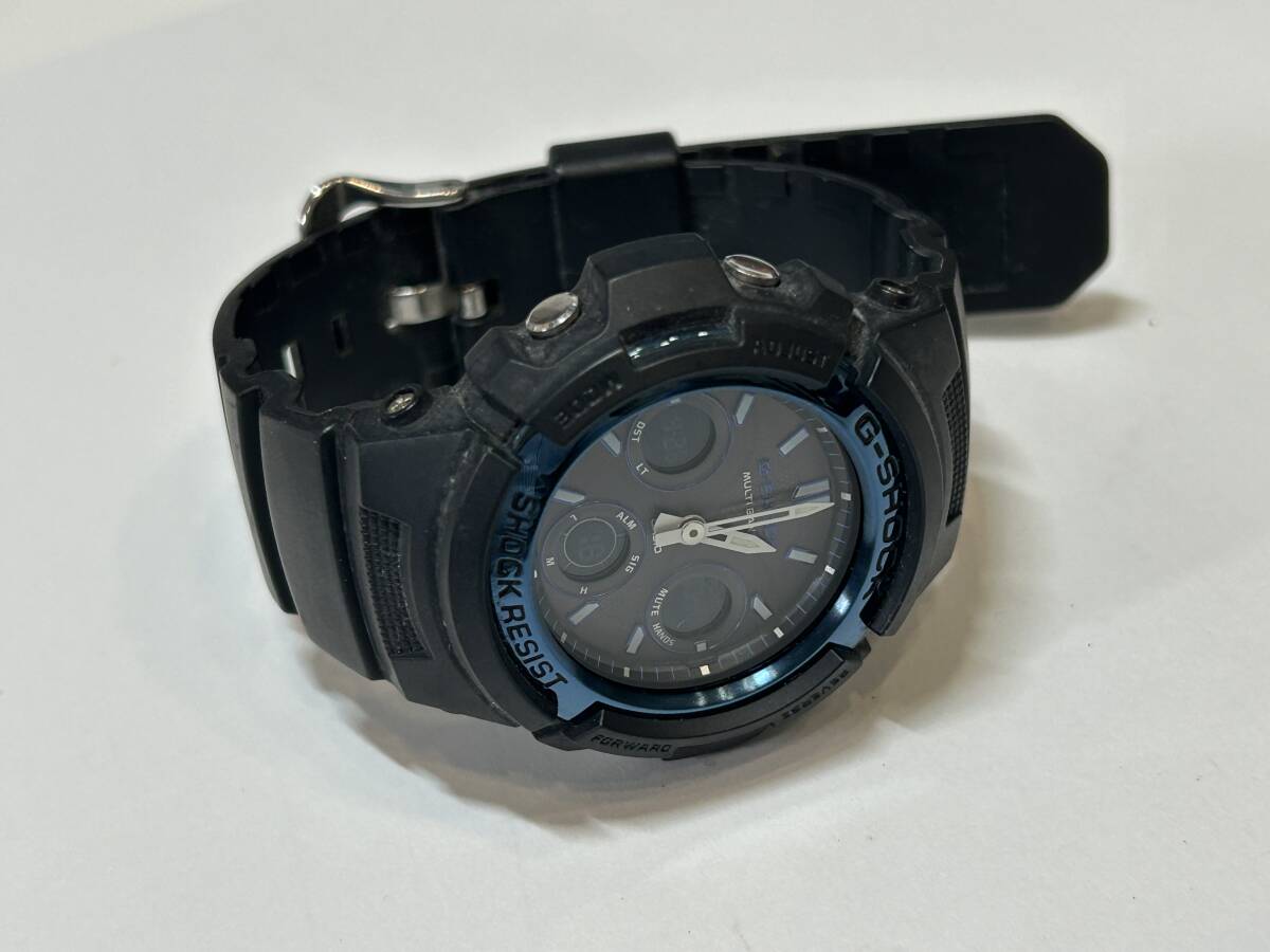 【23398】CASIO カシオ G-SHOCK マルチバンド6 AWG-M100A タフソーラー 腕時計の画像4