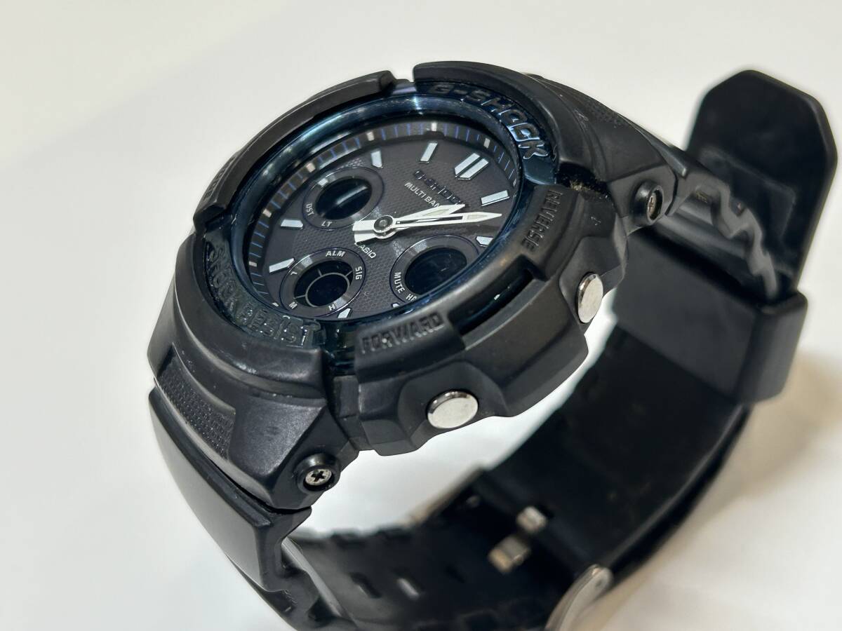 【23399】CASIO カシオ G-SHOCK マルチバンド6 AWG-M100A タフソーラー 腕時計の画像3