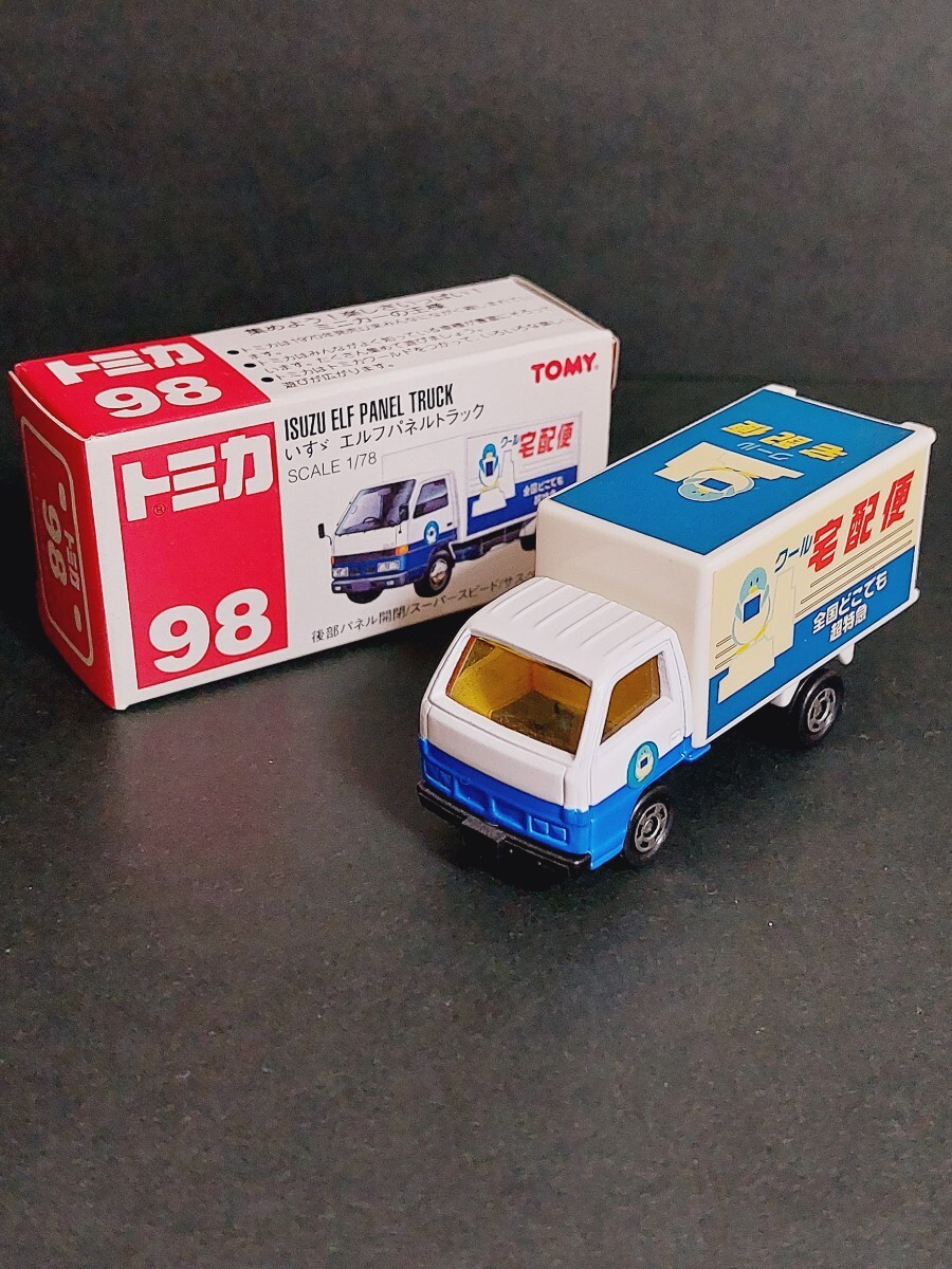 トミカ いすずエルフ パネルトラック祭り NO.98 配送車 赤箱_画像3