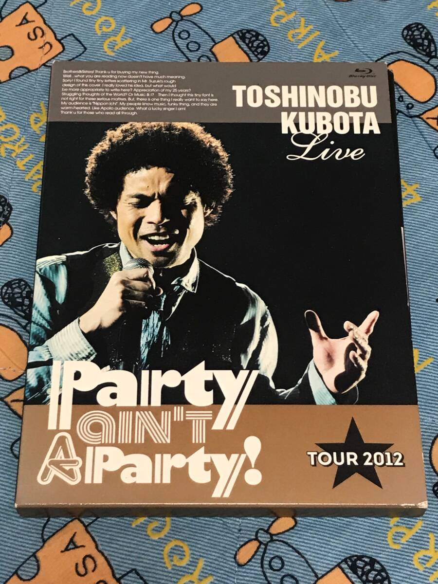 ★25th Anniversary Toshinobu Kubota Concert Tour 2012'Party ain't A Party!'(初回生産限定版)(Blu-ray Disc)久保田利伸★の画像1