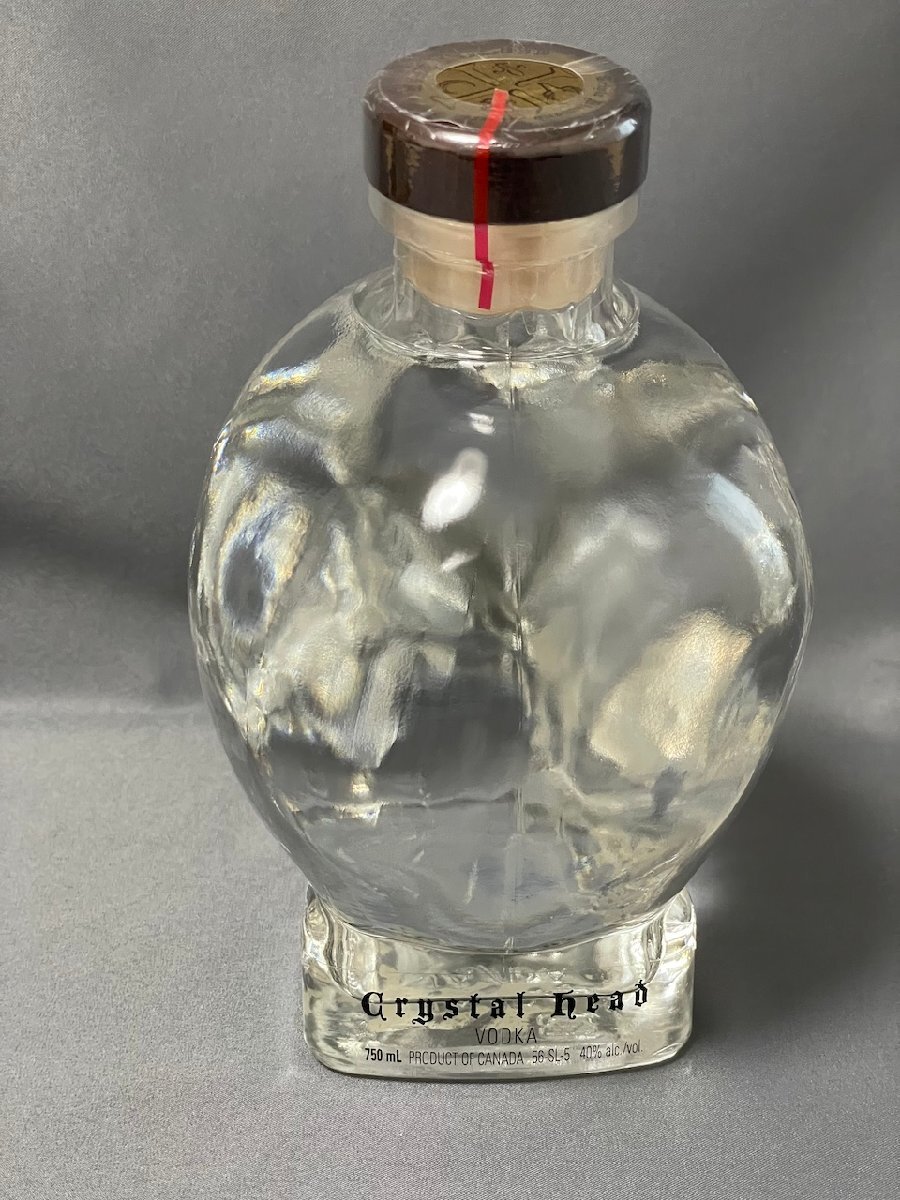未開封 古酒 クリスタルヘッド ウォッカ / Crystal head VODKA 750ml 40% スピリッツ / The Skull Vodkaの画像8