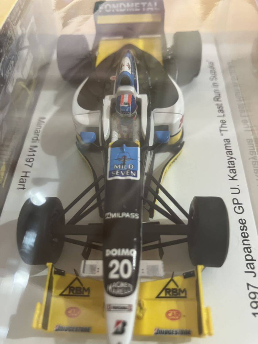 普通郵便　送料無料　レーシングオン特注 スパーク 1/43 ミナルディ M197 ハート 1997 F1 日本GP 片山右京 ラストラン 鈴鹿_画像7