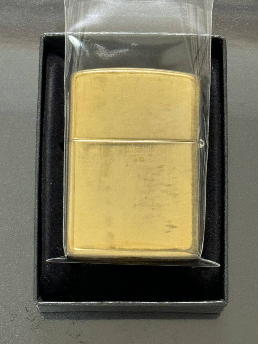 zippo GOLD Armor Case ゴールド アーマー 初期型 2005年製 Heavy Wall solid brass ソリッドブラス デットストック ケース 保証書の画像4