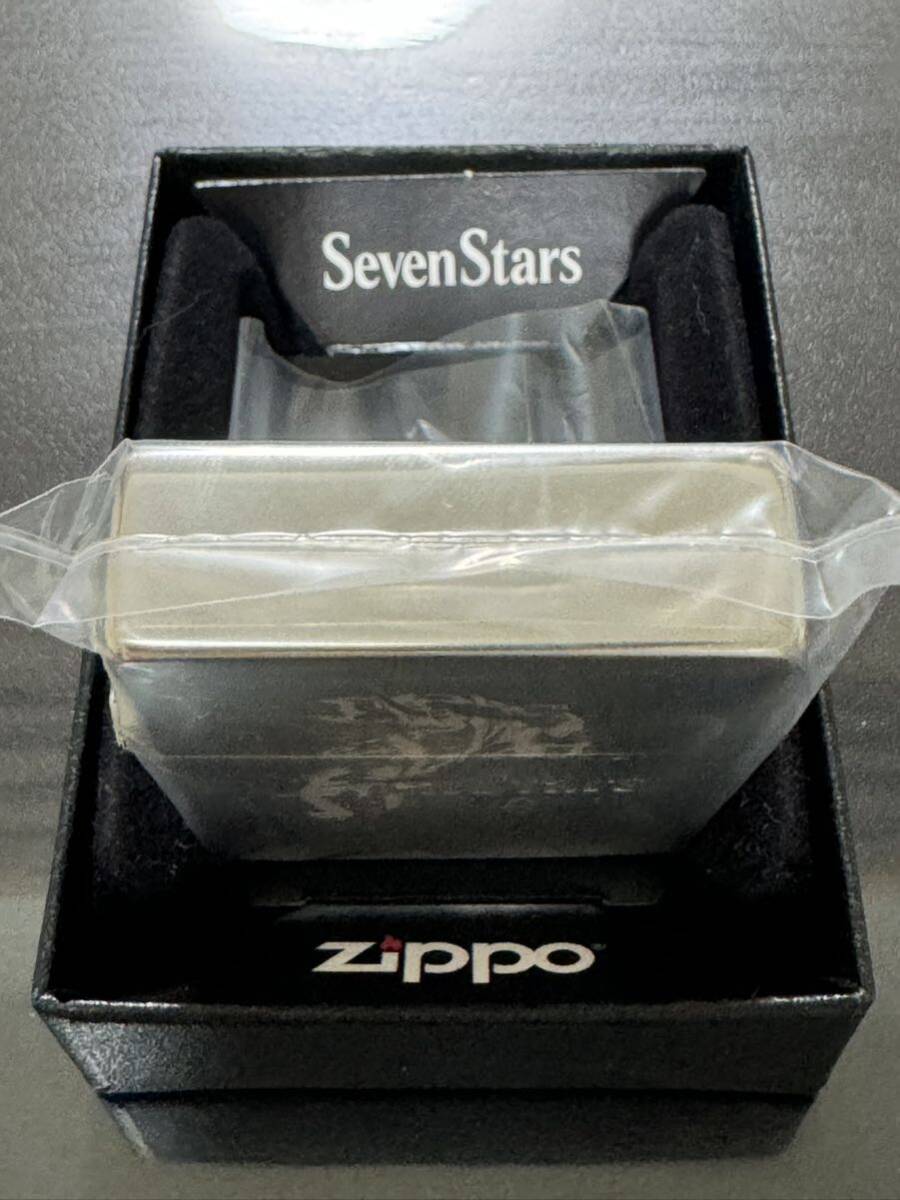 zippo Seven Stars 1935REPLICA セブンスター 1935レプリカ 2014年製 限定品 七連星 外ヒンジ 前面刻印 懸賞当選品 特殊加工品 ケース_画像5