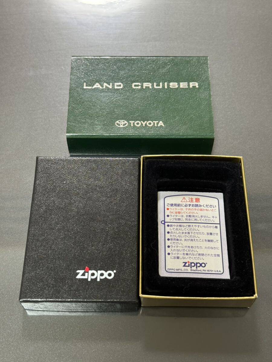 zippo ランドクルーザー 限定数 666個 限定品 LAND CRUISER 2004年製 TOYOTA 両面刻印 ランクル シルバー シリアルナンバー NO.296/666_画像8