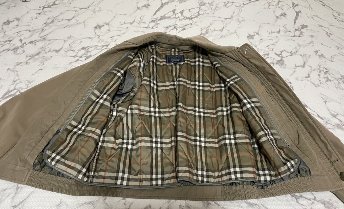 ★BURBERRY バーバリー ジャケット スイングトップ　ノバチェック メンズ　Lサイズ_画像4