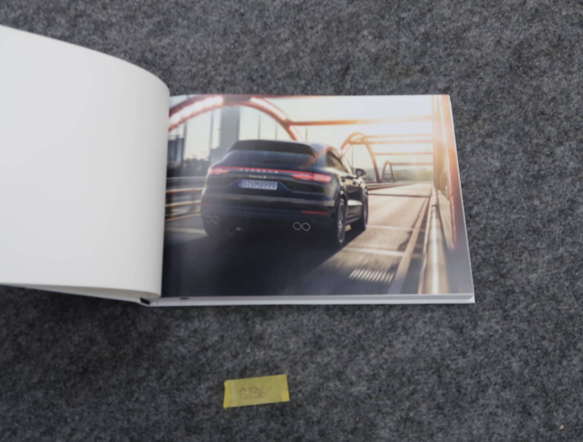  Porsche Cayenne new model catalog 2017 year 142 page C136 postage 370 jpy 