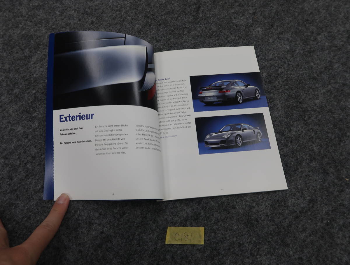  Porsche 996 Germany book@ country catalog 2002 year 35 page postage 370 jpy C181 Carrera Carrera 4