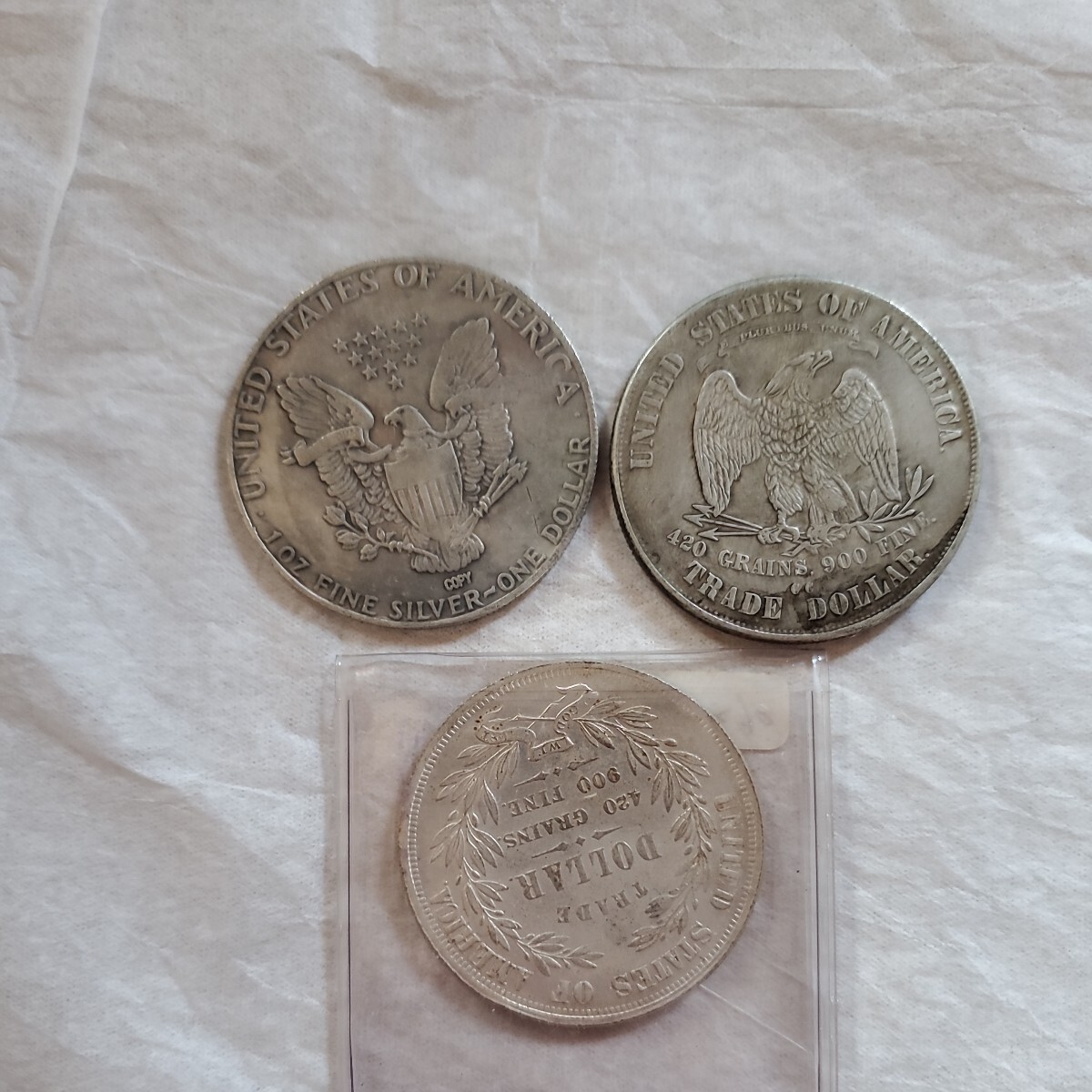 アメリカ トレードダラー 銀貨 1ドル銀貨 貿易ドル 1872年 その他の画像2