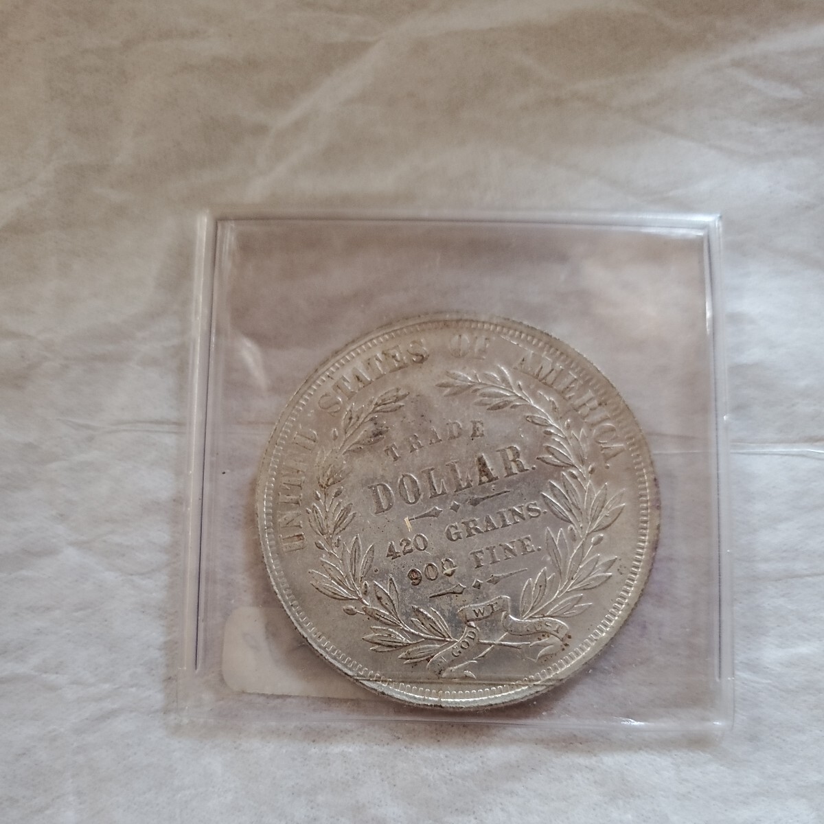 アメリカ トレードダラー 銀貨 1ドル銀貨 貿易ドル 1872年 その他の画像4