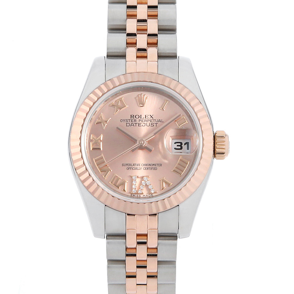  Rolex Date Just VI diamond 179171 pin Claw ma Random number used lady's wristwatch 