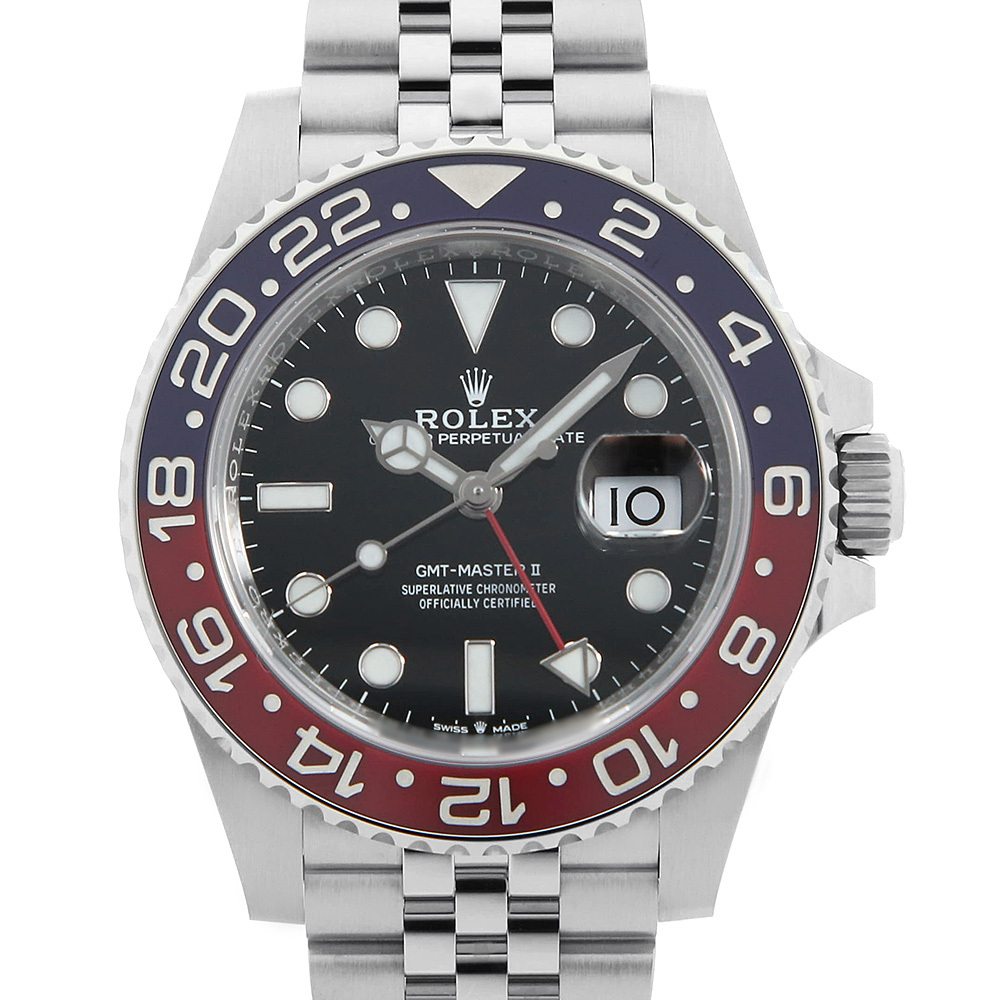 ロレックス GMTマスターII 126710BLRO ブラック 5列 ジュビリーブレス ランダム番 中古 メンズ 腕時計_画像1
