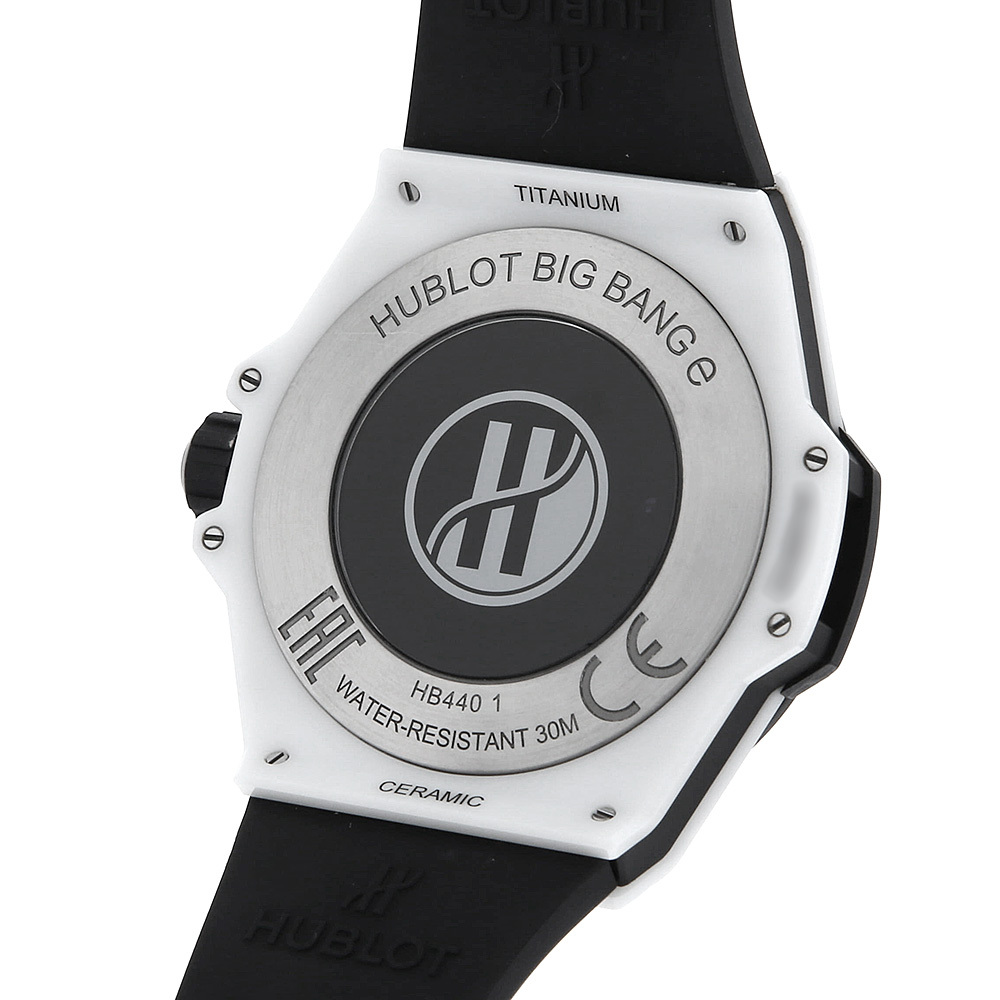 ウブロ ビッグバンe ホワイトセラミック スマートウォッチ 440.HX.1100.RX 中古 メンズ 腕時計の画像3