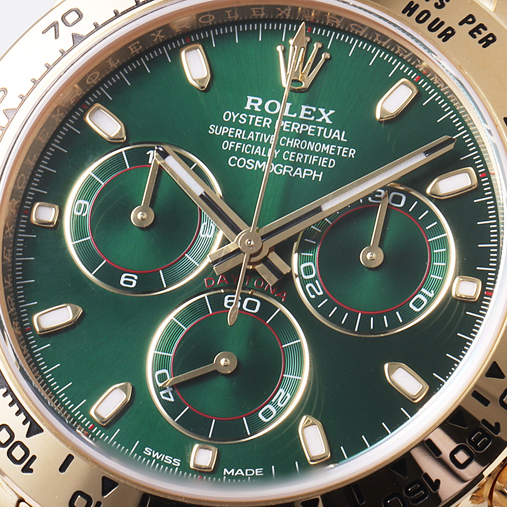 ロレックス コスモグラフ デイトナ　 116508 グリーン ランダム番 中古 メンズ 腕時計_画像6