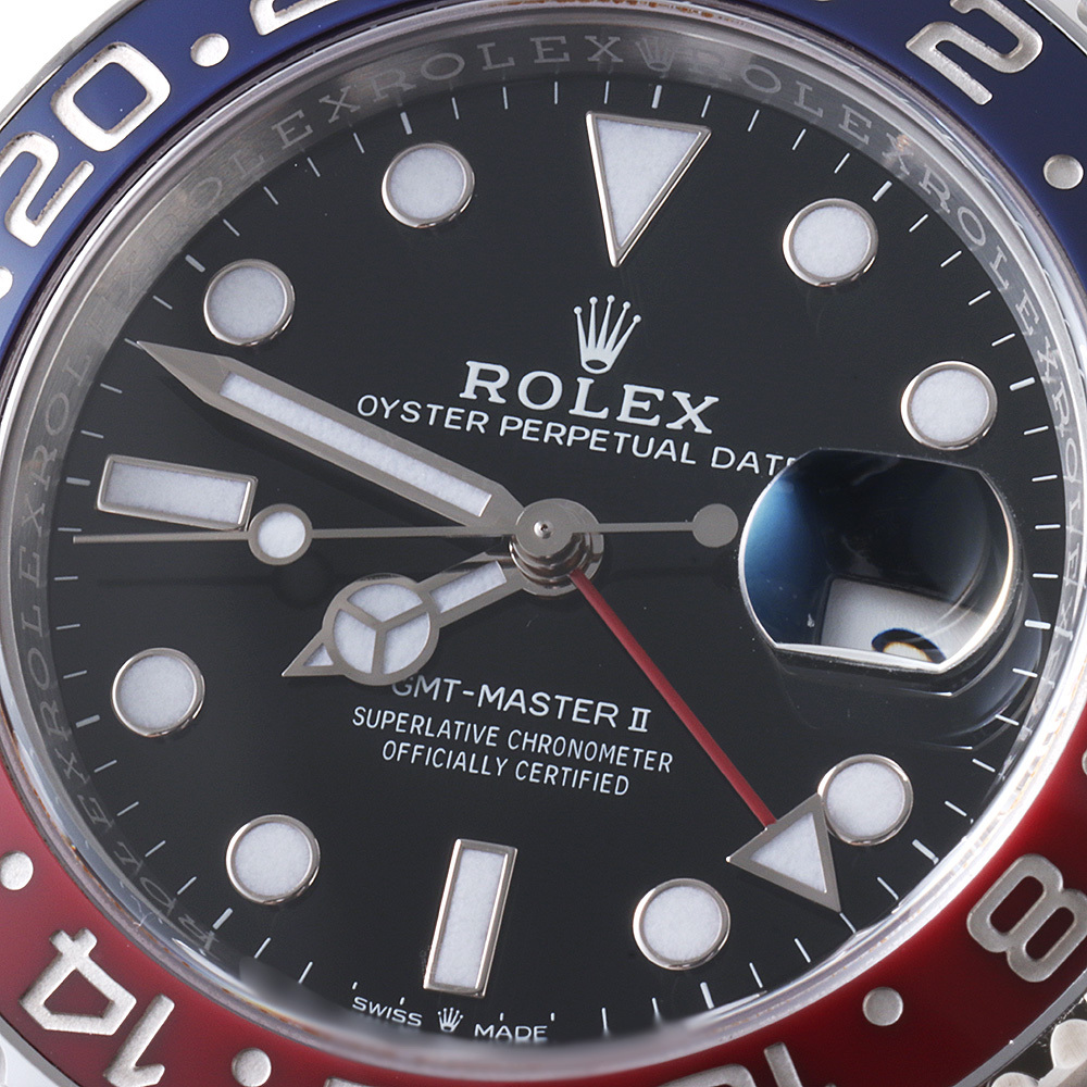 ロレックス GMTマスターII 126710BLRO ブラック 5列 ジュビリーブレス ランダム番 中古 メンズ 腕時計_画像6