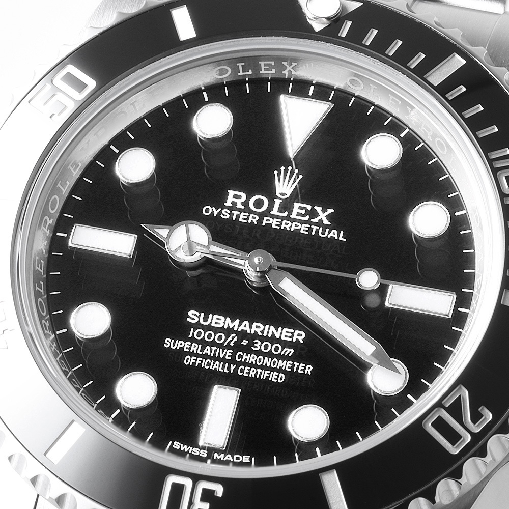 ロレックス サブマリーナ ノンデイト 114060 ブラック ランダム番 中古 メンズ 腕時計_画像6