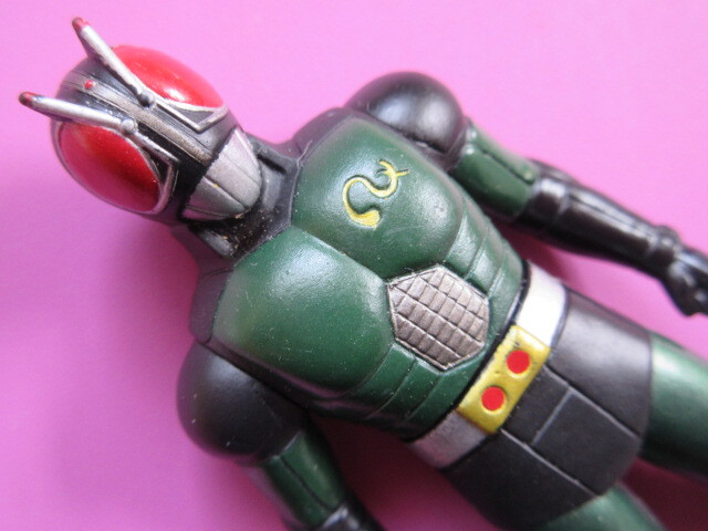 仮面ライダーBLACK RX 食玩ミニソフビ／サイズ約11cm／プレイヒーロー／ソフビヒーロー／商品説明欄全部必読！入札条件＆取引条件厳守！の画像1