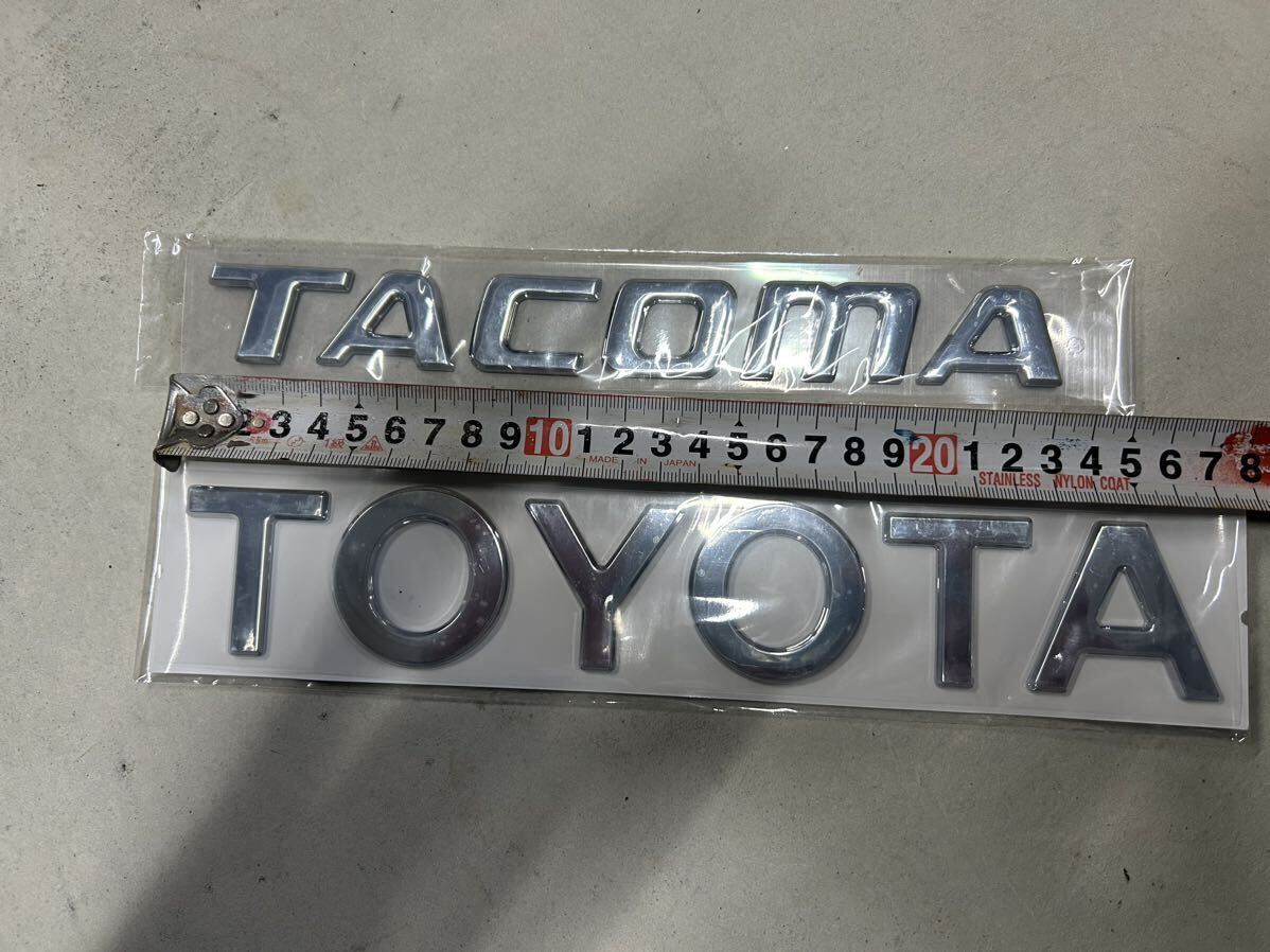 絶版 タコマ　Tacoma エンブレム　テールゲート　1995 2004 入手困難　usdm truckin ミニトラック ミニトラ　トラッキンD21_画像2