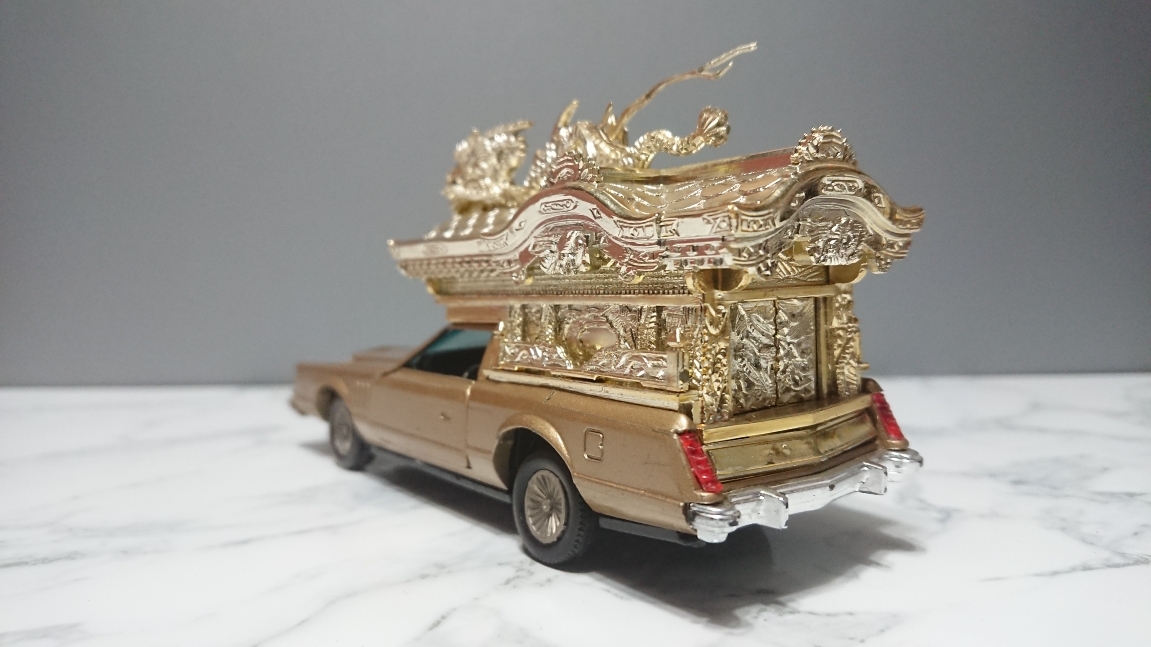  супер редкий ограничение Diapet 1/40 P-68 Lincoln Continental катафалк бог . храм . type 4 person поломка способ большой дракон структура .