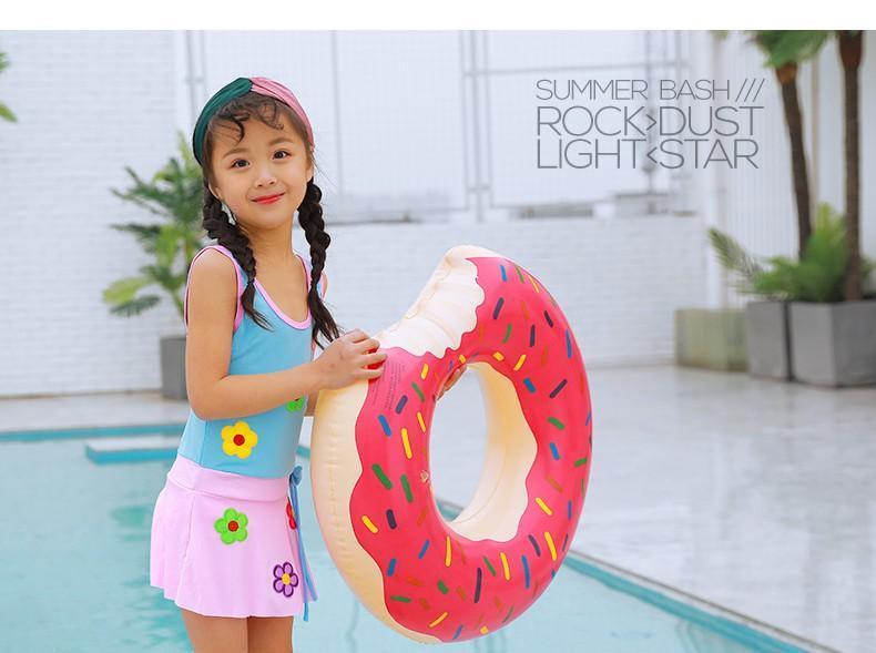 浮き輪 浮輪 ドーナツ ドーナッツ 水泳 海水浴 水遊び用 キッズ 子供用 70サイズの画像2