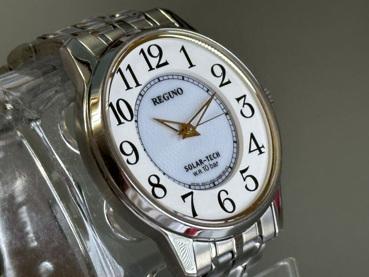 1円〜◆CITIZEN シチズン REGUNO レグノ SOLAR-TECH ソーラー E031-S058635 メンズ腕時計 稼働品の画像2