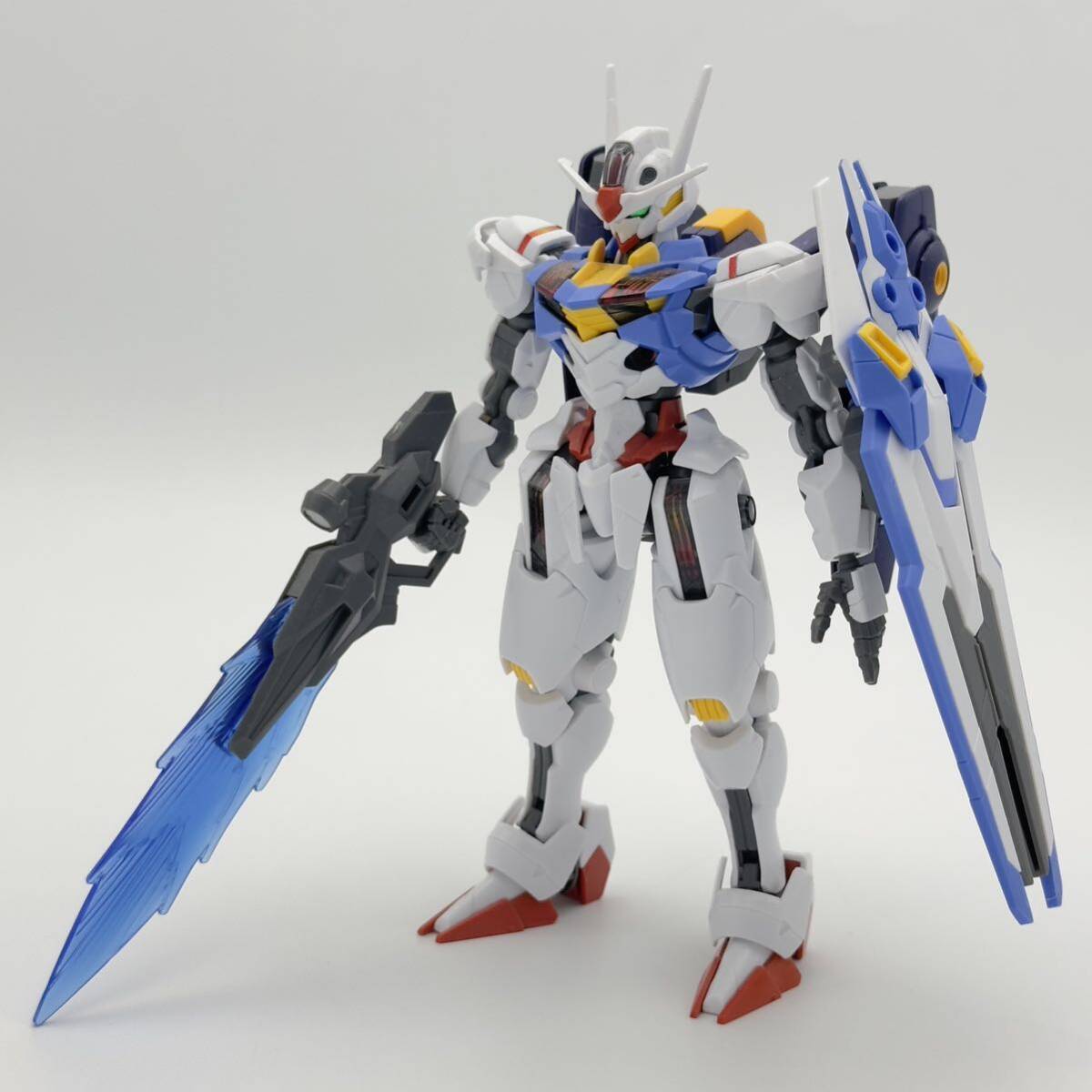 機動戦士ガンダム 水星の魔女 HG 1/144 ガンダムエアリアル & ミラソウル社製フライトユニット 組立済 完成品の画像2