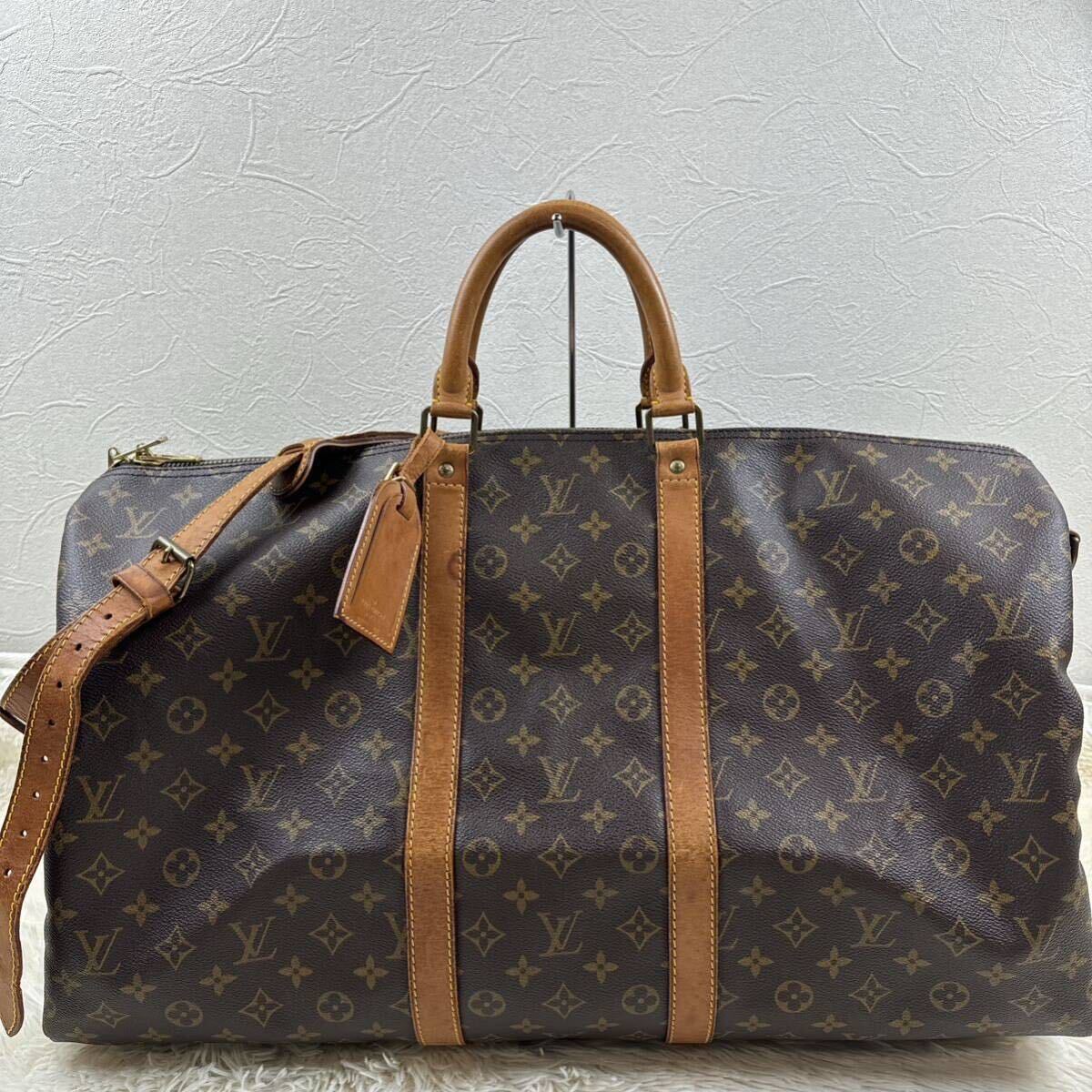 LOUIS VUITTON  ルイヴィトン  モノグラム M41414  キーポルバンドリエール55  ボストンバッグの画像1