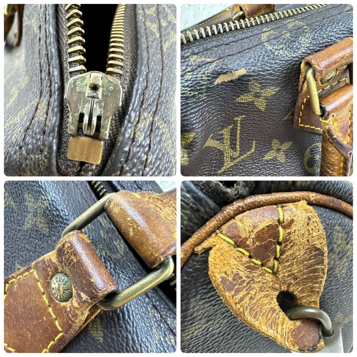 LOUIS VUITTON ルイヴィトン モノグラム ボストンバッグ ハンドバッグ スピーディ25 M41528の画像8