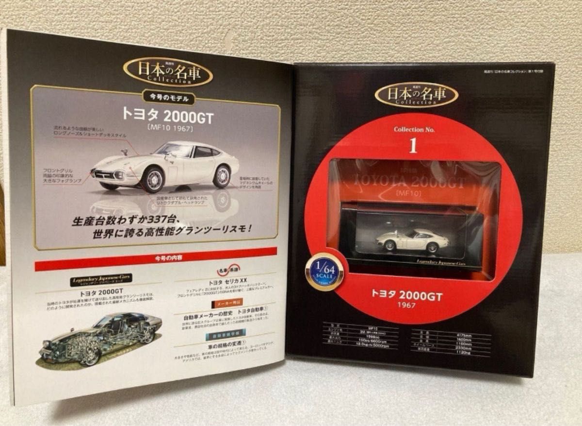 日本の名車コレクション　トヨタ2000GT,ニッサンスカイライン,86 トレノ ディアゴスティーニ