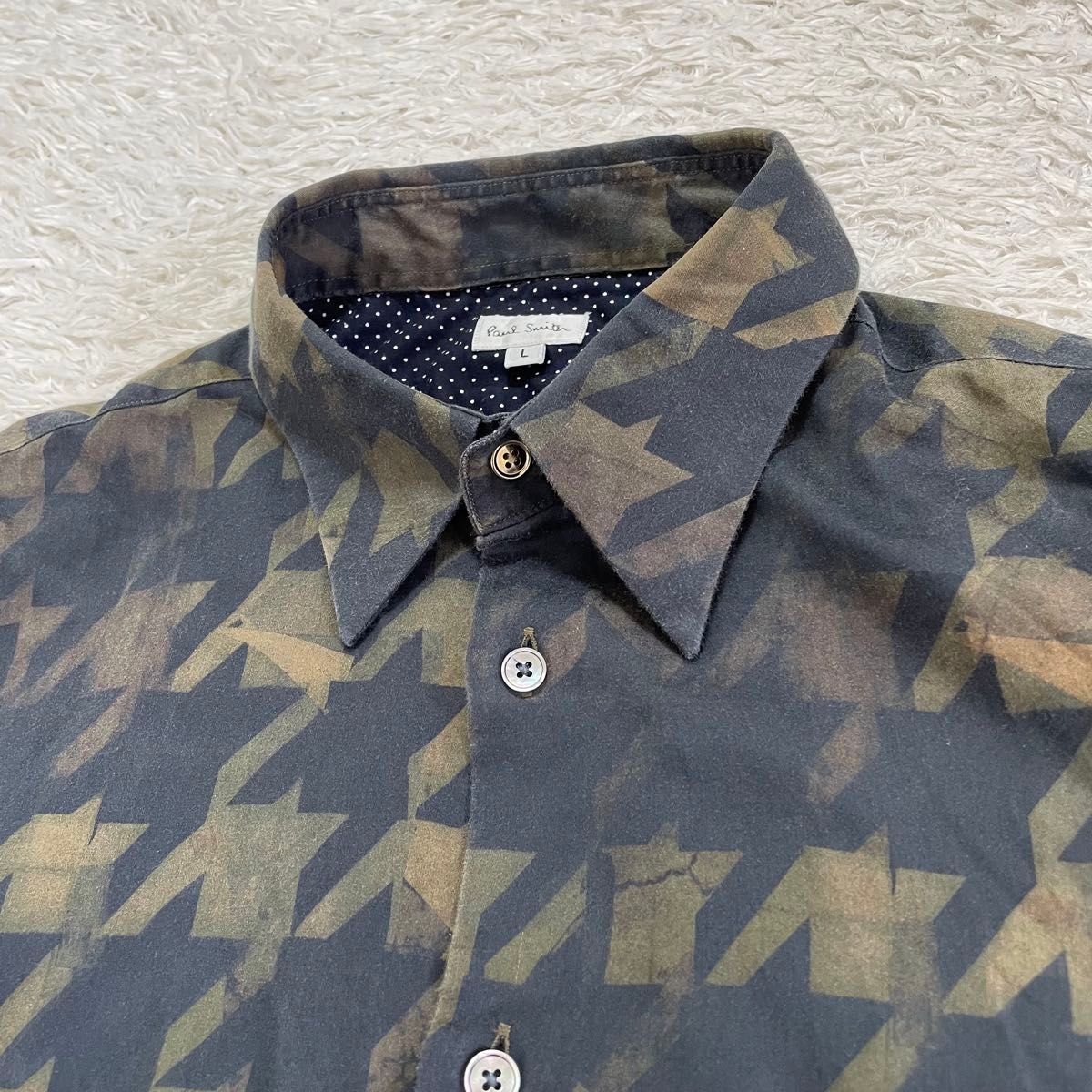 激レア 希少 PAUL SMITH ポールスミス 総柄シャツ 長袖シャツ 激レア 希少 PAUL SMITH ポールスミス 総柄シャツ 長袖シャツ