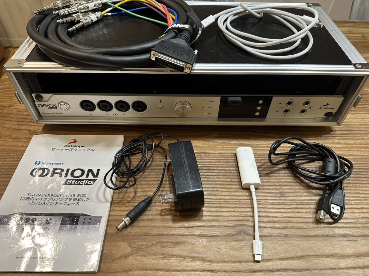 美品 Antelope Audio ORION Studio THUNDERBOLT & USB オーディオインターフェース アクティベート解除済 登録可 付属品有の画像7