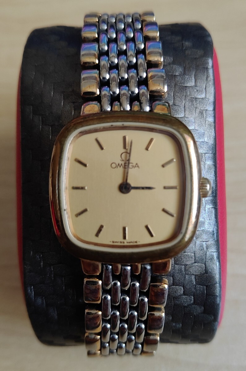 １円~OMEGA DeVelli 17cmオメガレディース腕時計の画像1