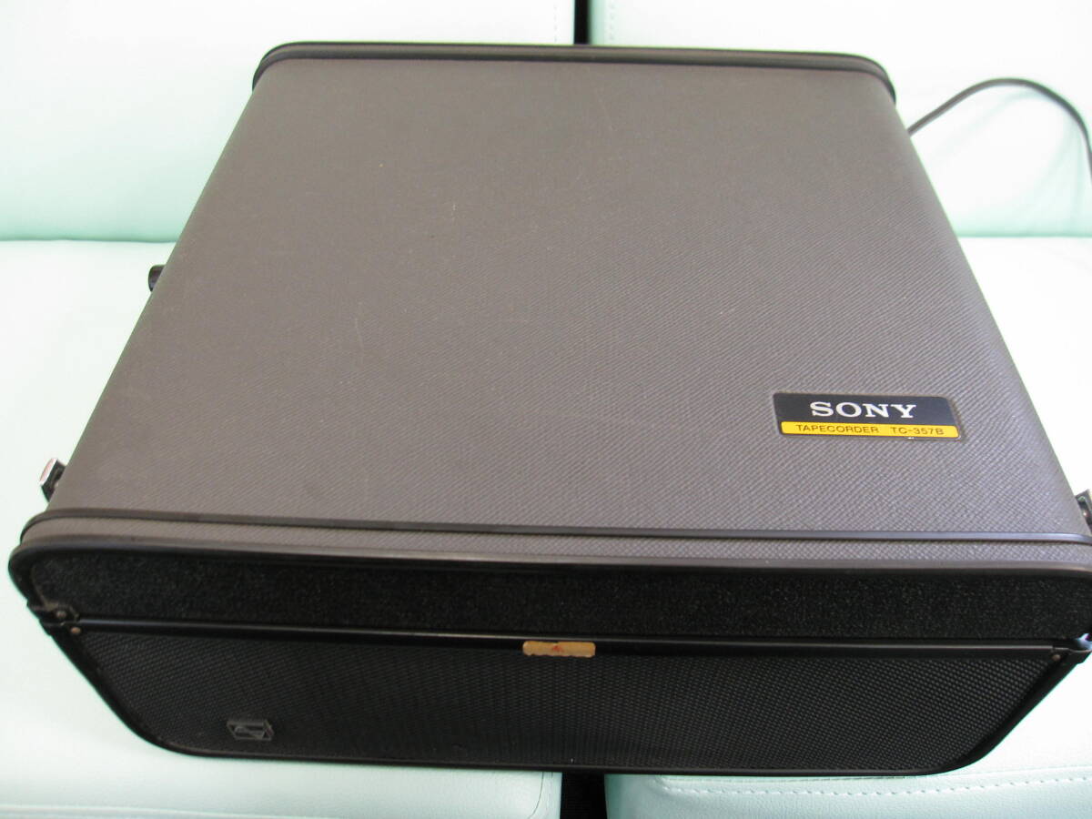 SONY ソニー TAPECORDER テープコーダー TC-357B オープンリールデッキ ジャンク品 ①_画像10