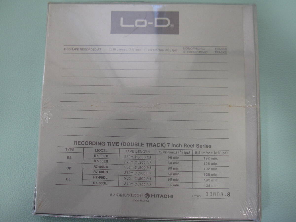 日立 Lo-D ローディ オープンリールテープ 10本 / R7-90EB 9本 R7-60UD 1本 全て未開封未使用品の画像9