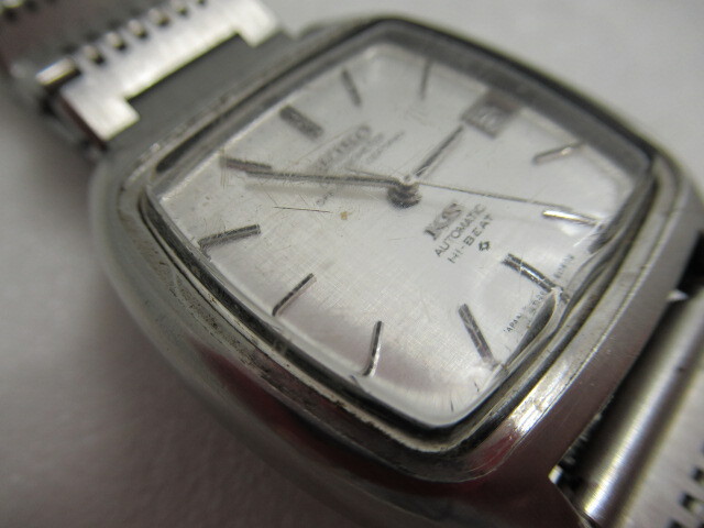 SEIKO セイコー KS キングセイコー HI-BEAT ハイビート 腕時計 5625-5040 メンズ アナログ 3針 デイト 自動巻き 動作品 ネーム刻印ありの画像7