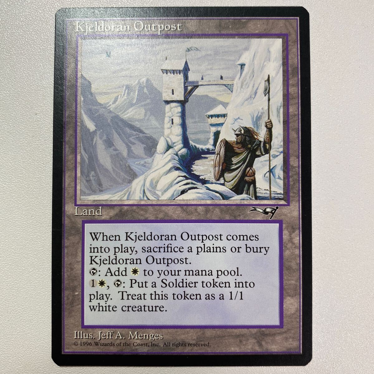 Kjeldoran Outpost 英語　MTG アライアンス_画像1