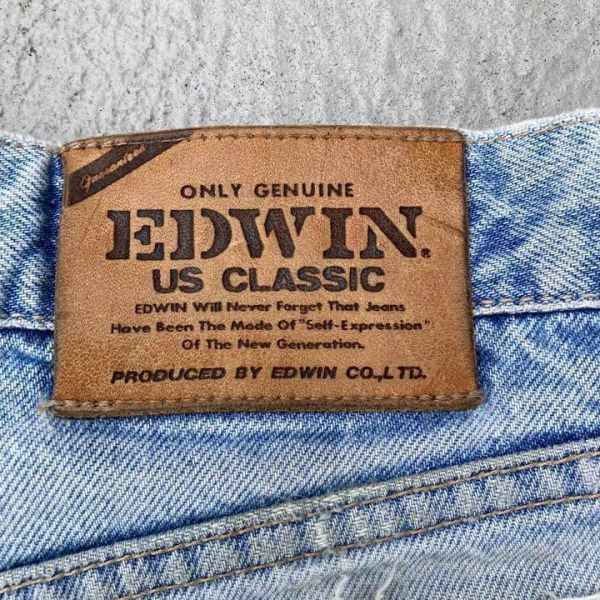 vintage EDWIN エドウィン　US アースカラー　デニム　グランジ　ジーパン　古着　W31_画像8