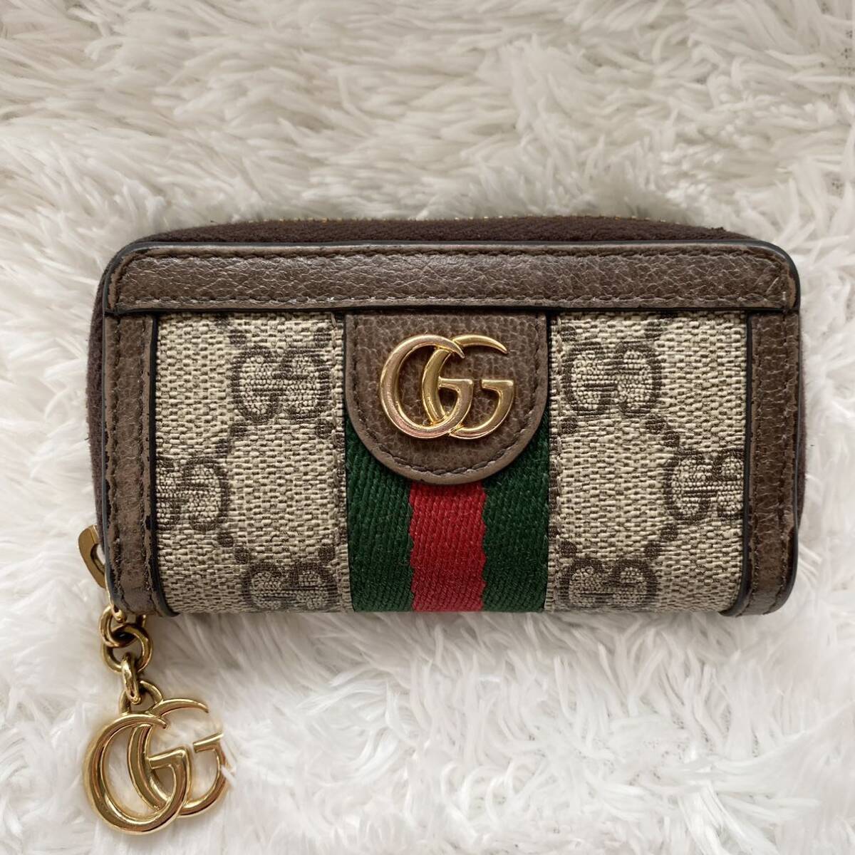 ☆GUCCI☆グッチ オフディア シェリーライン GGスプリーム キーケース_画像2