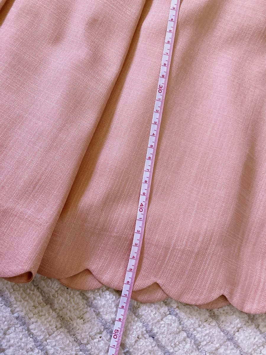 レストローズ風　春色ピンクのスカート  美品