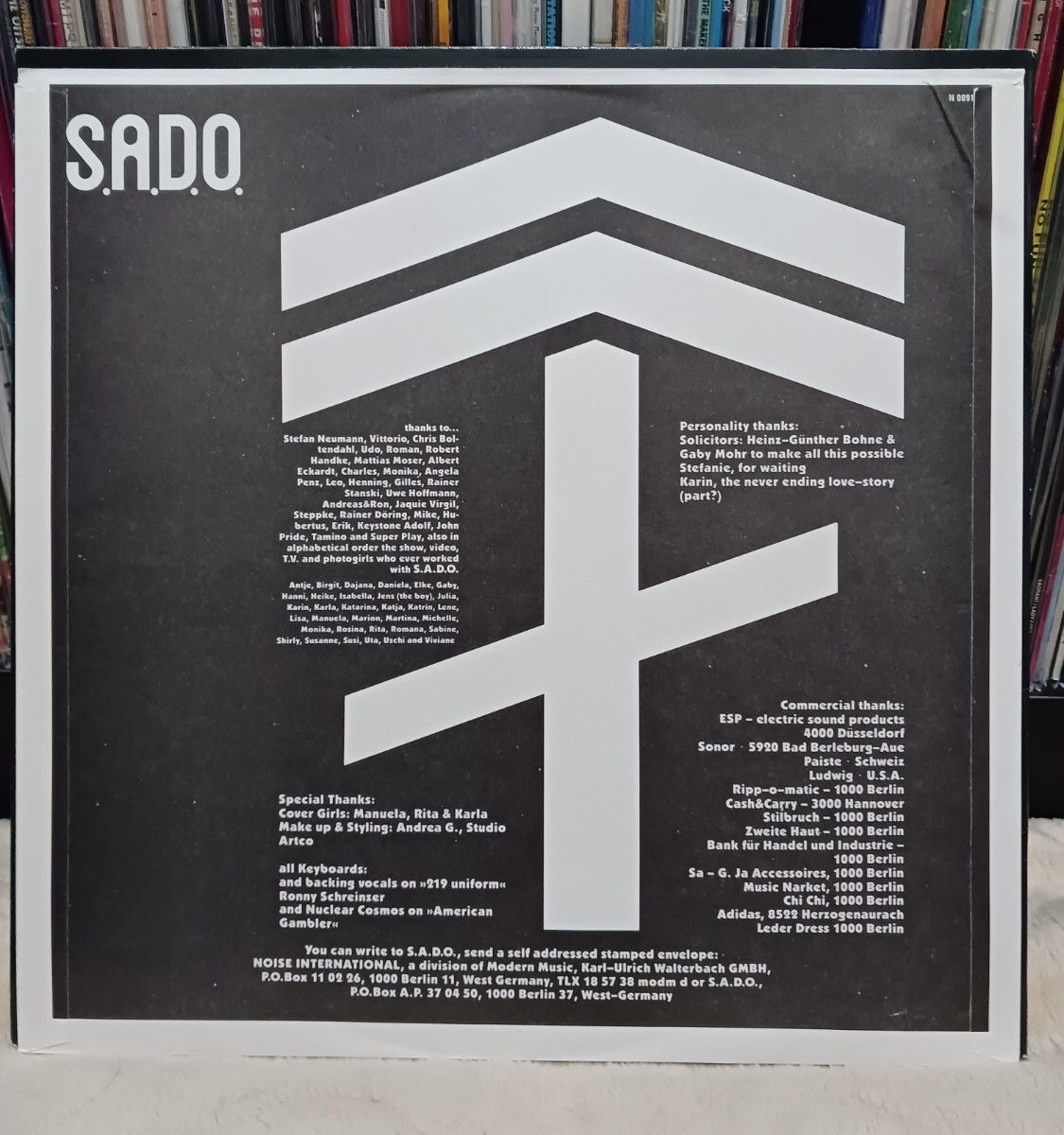 S.A.D.O. / CIRCLE OF FRIENDS　　'87 Europe オリジナル盤_画像4