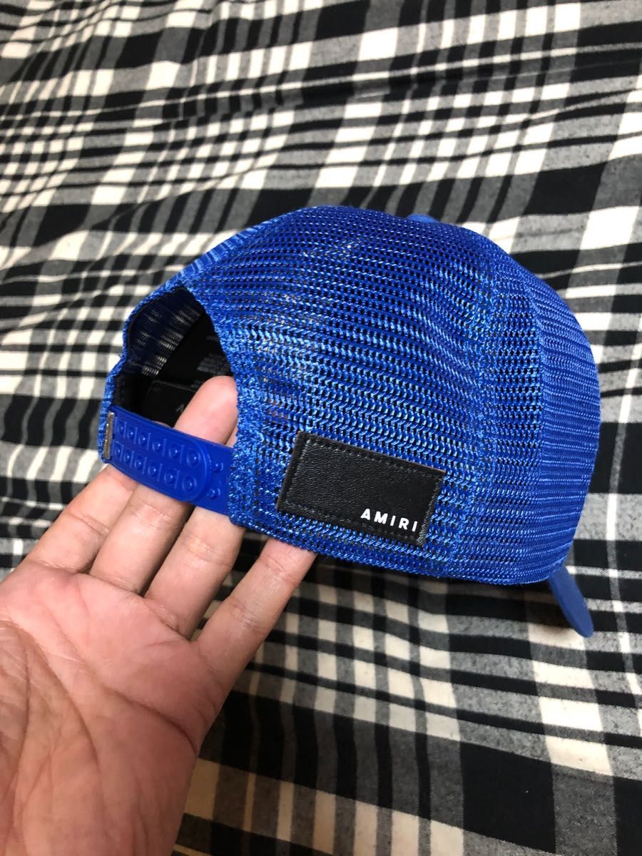 AMIRI (アミリ）Beige & Blue Hat キャップ