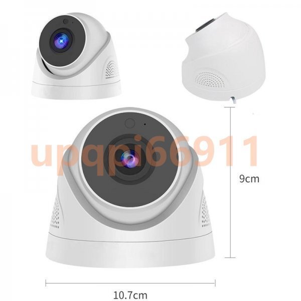 1 jpy security camera dome type maximum 500 ten thousand pixels wireless indoor neck .li monitoring camera IP camera Wi-Fi network net environment none SD card video recording 