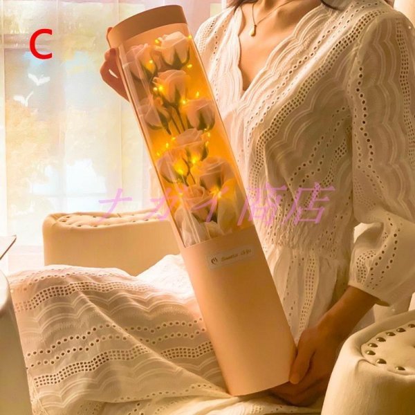  rose stylish flower soap flower present marriage go in . go in . festival . celebration birthday new building woman woman .. reply flower Mother's Day present built-in lamp row 