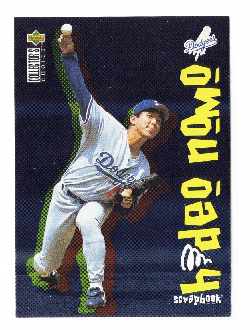 レア！【野茂英雄 ／ Hideo Nomo】1996 Upper Deck Collector's Choice #5 ★ Los Angeles Dodgers ドジャース_画像1