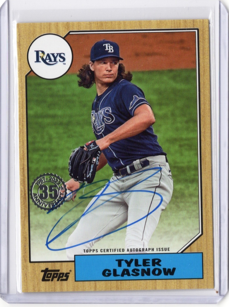 直書きサインカード！【タイラー・グラスノー TYLER GLASNOW】2022 Topps Series 2 - Topps Baseball Autographs ★ ドジャース大谷 同僚の画像1