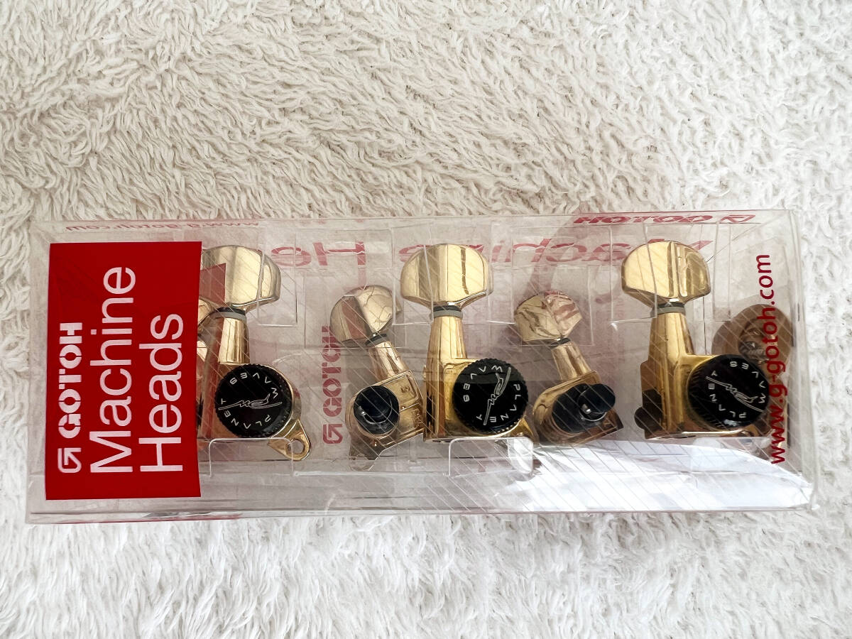 【中古品】PLANET WAVES AUTO TRIM 6IN-LINE GOLD_画像1