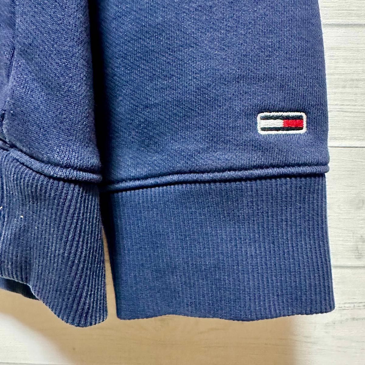 TOMMY JEANS ビッグロゴ 星条旗 刺繍 パーカー トミー ヒルフィガー