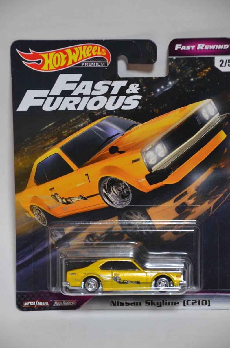 Hot Wheels 2019 Premium FAST REWIND Nissan Skyline (C210) ＃2/5 HW ホットウィール プレミアム スカイライン ジャパン JAPAN ワイスピの画像1