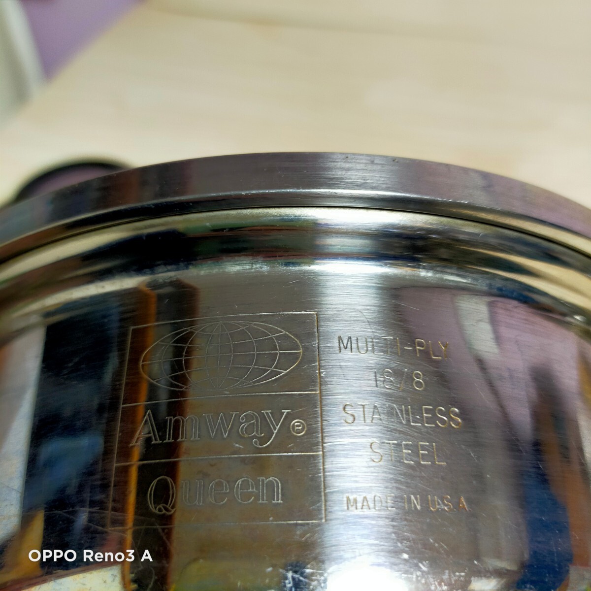 Amway Queen アムウェイ 片手鍋 ソースパン ステンレス 調理器具 大中小3点セット Made in USA IH対応の画像10