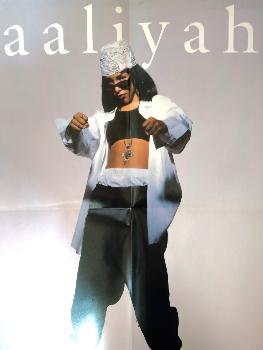 Aaliyah The Thing I Like 英限定ポスター付12インチシングル Paul Gotel AALIYAH JIVE_画像3